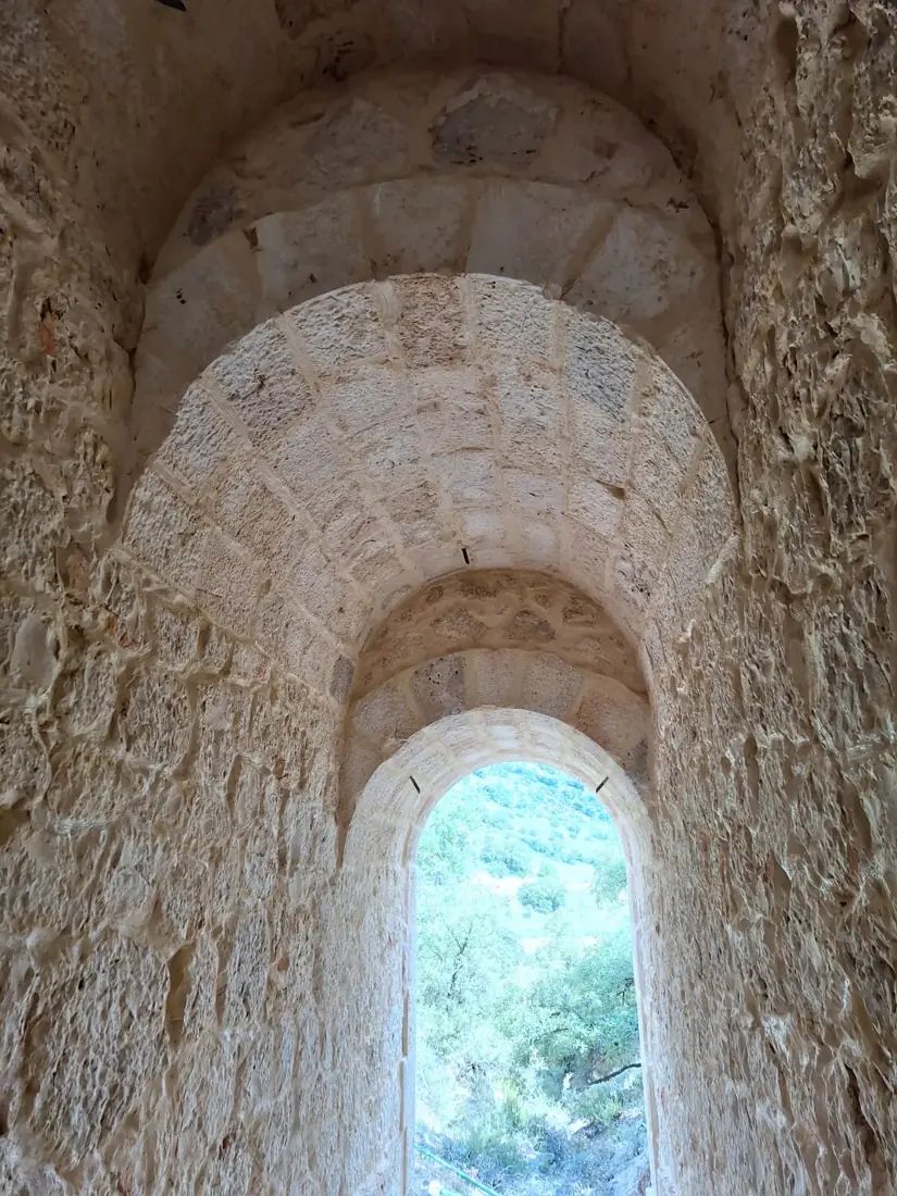 Bóveda de piedra consolidada